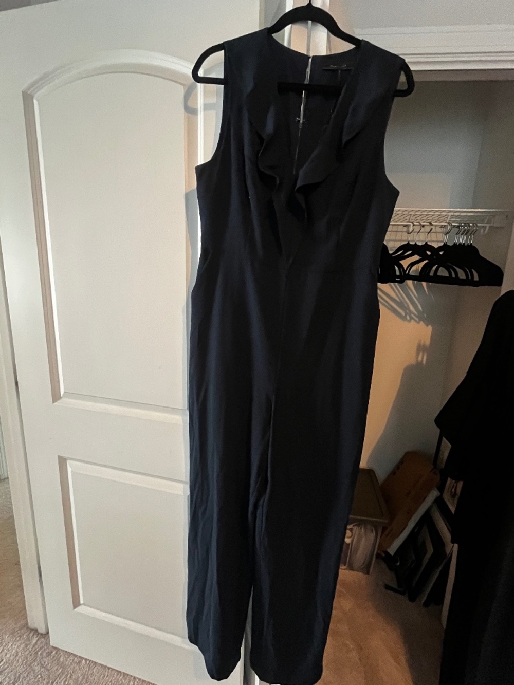 BCBG Max Azria Navy jumpsuit